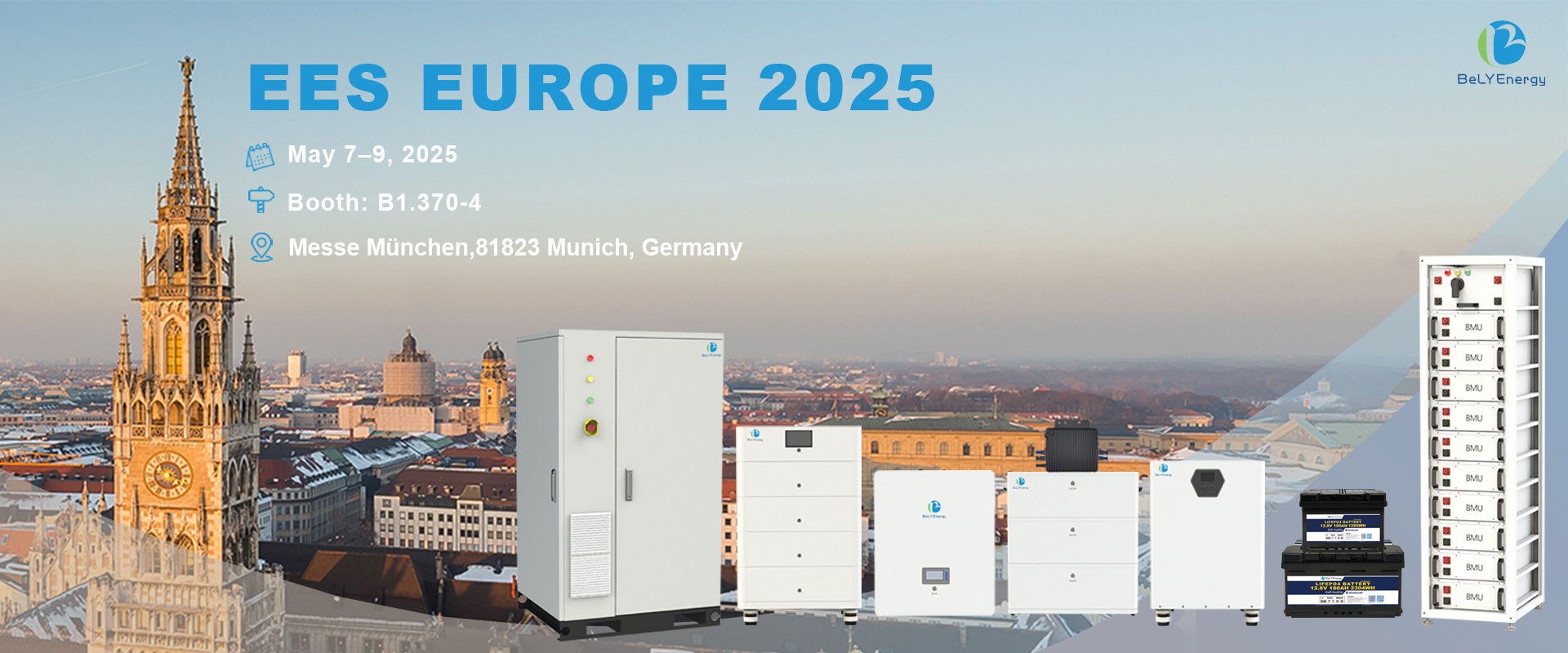 Blog công ty mới nhất về Bely Energy Showcase tại EES Europe 2025 ở Munich