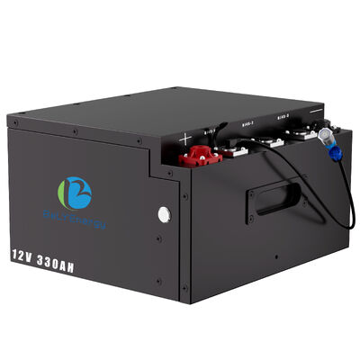 Ắc quy dưới ghế RV 12V330Ah LiFePo4 Dòng sạc tối đa 250A Năng lượng 4224Wh Được thiết kế cho Nguồn dự phòng và Xe điện