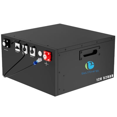 Bảo vệ vỏ IP54 12V520Ah LiFePo4 pin sạc lại phù hợp cho chuyến đi Camper Caravan