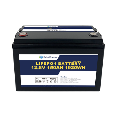 Mua Tuổi thọ chu kỳ dài Công suất đầy đủ 150h 12v Lifepo4 pin cho hệ thống năng lượng mặt trời online manufacture