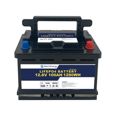 Mua Bluetooth Bely Chu kỳ sâu Pin có thể sạc lại 12V 100AH ​​cho xe chơi gôn RV online manufacture