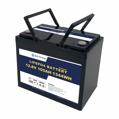 Mua Sạc lại 105AH 12V LiFePo4 pin chu kỳ sâu cho hệ thống năng lượng mặt trời UPS online manufacture