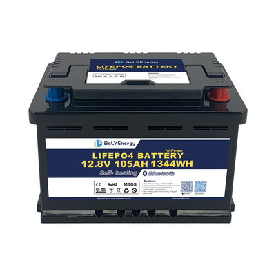Mua RV LiFePO4 Pin lưu trữ năng lượng 12V 105AH với BT và tự sưởi ấm online manufacture
