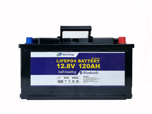 Mua Xe điện UPS 12,8V 120Ah Pin Lithium chu kỳ sâu Pin tự sưởi ấm bằng năng lượng mặt trời online manufacture
