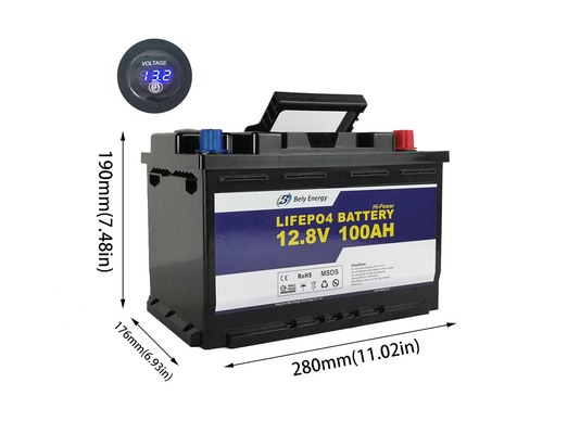 Mua Trang chủ Pin 100Ah 12V LiFePo4 Pin Lithium để lưu trữ năng lượng mặt trời online manufacture