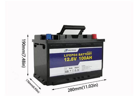 Mua 1280Wh 100 Amp Hour 12 Volt Pin Lifepo4 để lưu trữ năng lượng mặt trời online manufacture