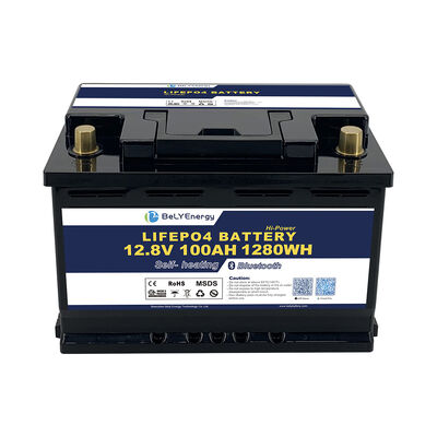 Xe Golf Điện Lithtech Lifepo4 Pin Lithium 12volt 100ah Có Thể Sạc Lại