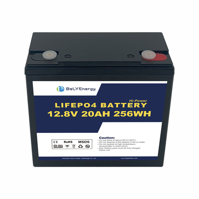 Năng lượng Bely Hơn 80% DoD 12V 20AH LiFePo4 pin để lưu trữ năng lượng / xe gôn