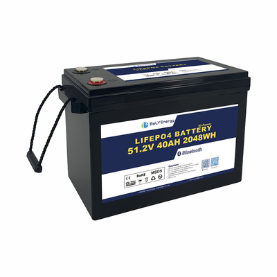 Bely Energy 5000 chu kỳ 40AH 48V LiFePO4 pin cho Yachit 100% DOD sử dụng mặt trời