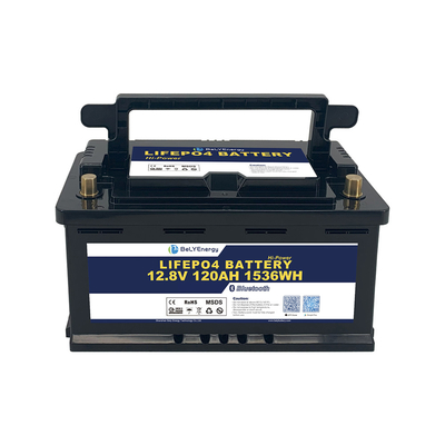 Bely năng lượng sạc lại 12V 120AH Lifepo4 pin cho tàu tị nạn Hệ thống năng lượng mặt trời EV