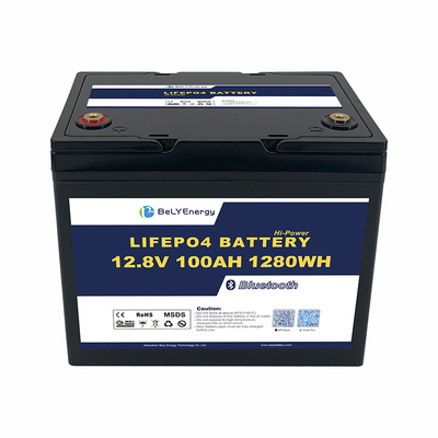 IP65 chống nước 3.5V pin Lithium cân bằng 12V100Ah pin mặt trời Lithium