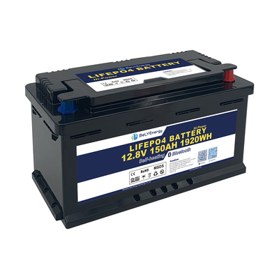 12V 150AH LiFePO4 pin lithium với BT và tự sưởi ấm để lưu trữ năng lượng