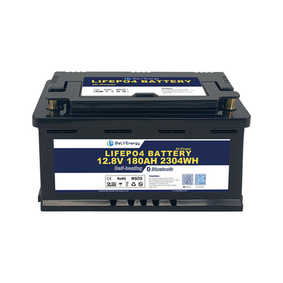 DIN H8 vỏ 12V 180AH LiFePO4 pin lithium với BT và tự sưởi ấm