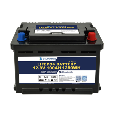 Máy cầm tay chất lượng cao tùy chỉnh 3000 chu kỳ LiFePO4 pin 12V100Ah cho thuyền