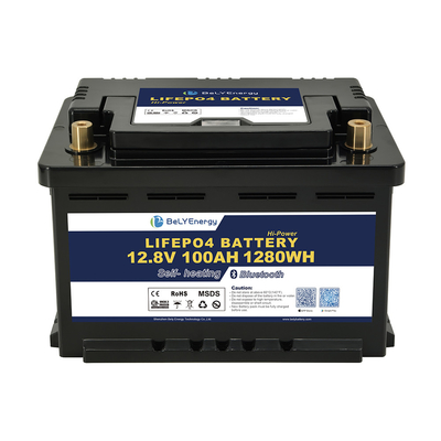 12V LiFePo4 pin 100AH Capacity Smart BMS và dễ thay thế cho các ứng dụng đa năng và lắp đặt dưới ghế