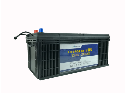 UN38.3 3000 Chu kỳ Pin 12V 200Ah Lifepo4 để lưu trữ năng lượng mặt trời