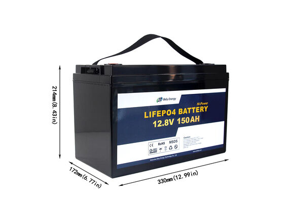 CE MSDS 12V 150AH Pin LiFePO4 có thể sạc lại cho xe golf